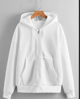 Comfortable Solid Color Long Sleeved Hoodie