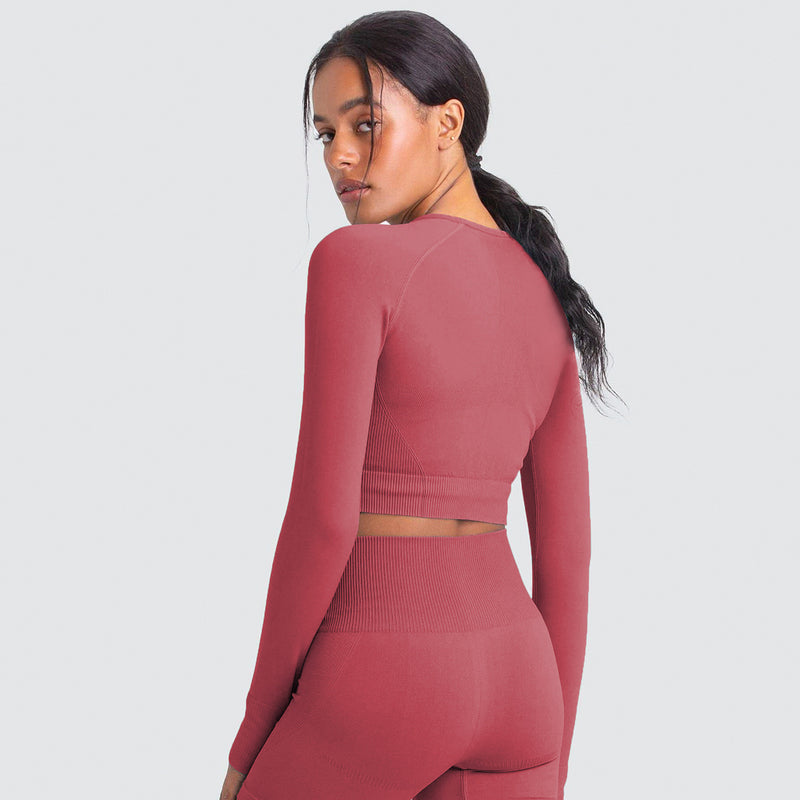 Dinazah Long-Sleeved Trousers Yoga Suit