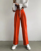 Dinazah Solid Color Work Pant