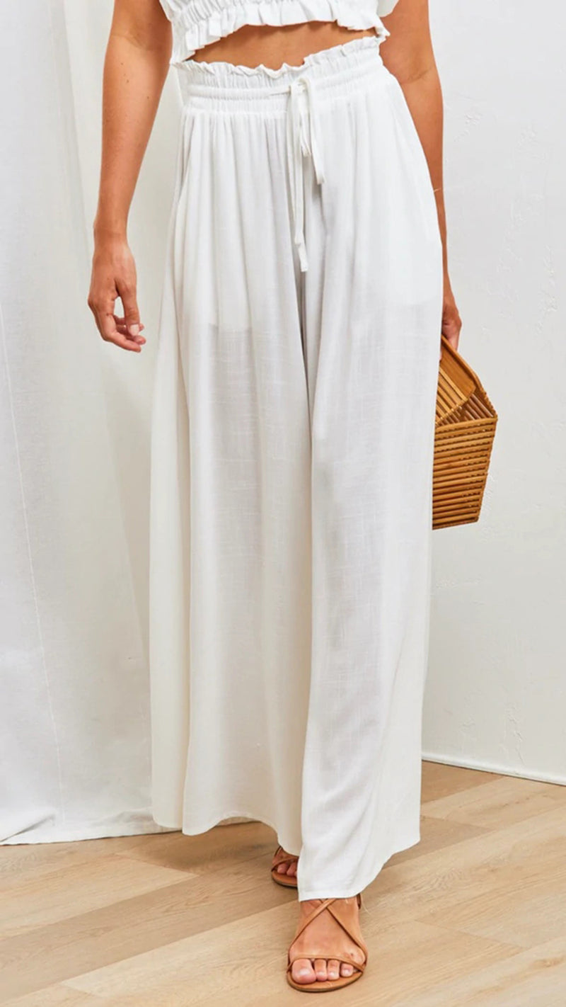 Dinazah Wide Leg Loose Casual Trousers