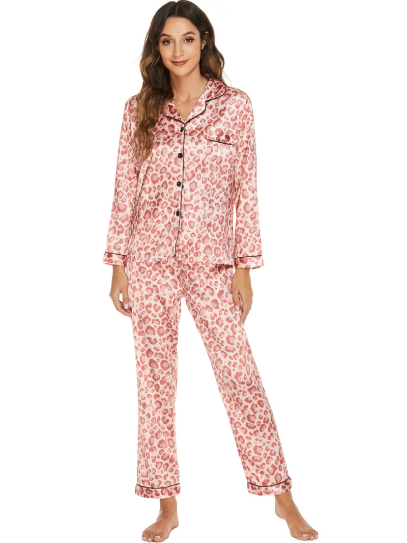 Dinazah Suit Pajamas Women Cardigan Long Sleeve