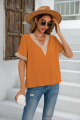 Dinazah V Neck Shirt Top