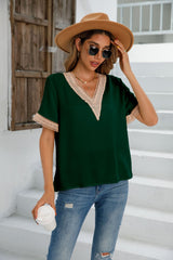 Dinazah V Neck Shirt Top