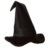 Halloween Satin-Soft Black Witch Hat Party Accessory (1 Count) (1/pkg)