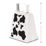 Beistle Cow Print Novelty Metal Cowbell