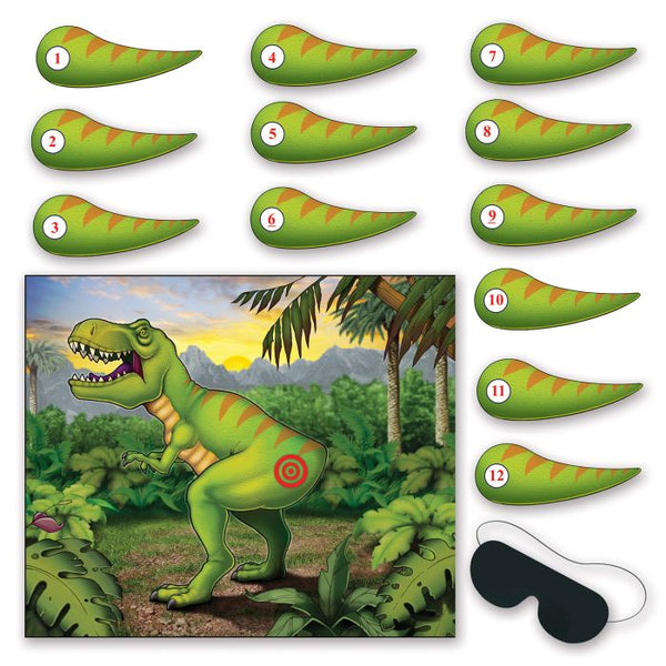 Beistle Pin The Tail On The Dinosaur Game