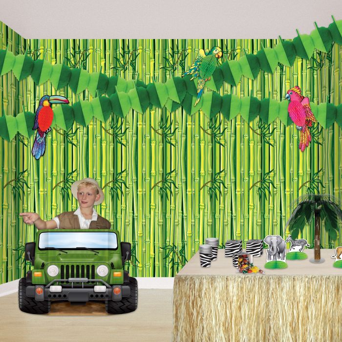 Beistle Jungle Safari Jeep Photo Prop, One Size