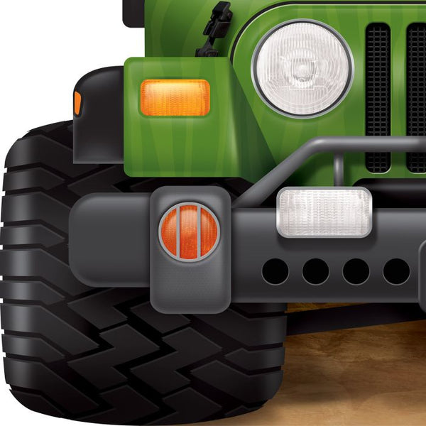 Beistle Jungle Safari Jeep Photo Prop, One Size