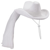 Beistle Bride’s Cowgirl Hat and Veil