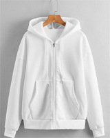 Comfortable Solid Color Long Sleeved Hoodie