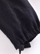 Dinazah Elastic Waist Linen Pants