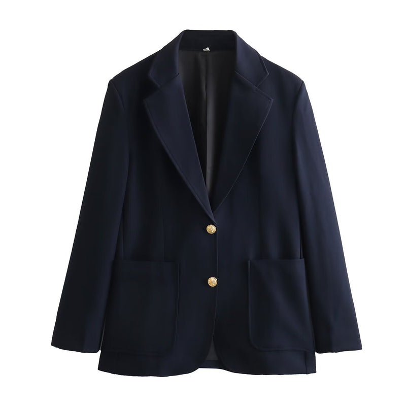 Women's French Slim Fitting Simple Blazer