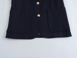 Women's French Slim Fitting Simple Blazer