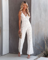 Dinazah Lace Lining Jumpsuit