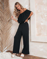 Dinazah Clothing Off Shoulder Elegant Baring Jumpsuit