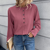 Dinazah Casual Loose Shirt Top For Women