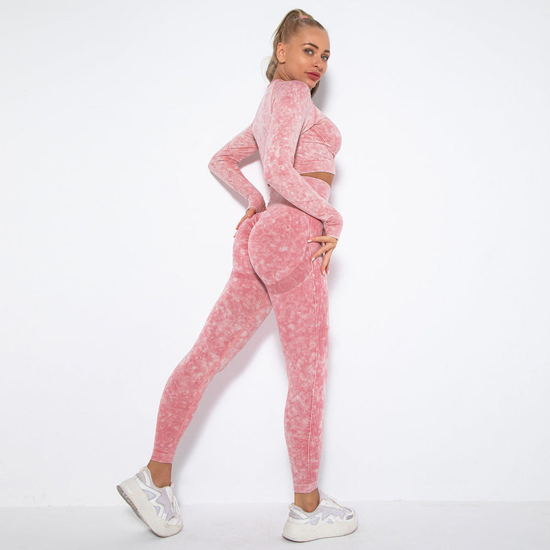 Dinazah Peach Hip Raise Yoga Suit