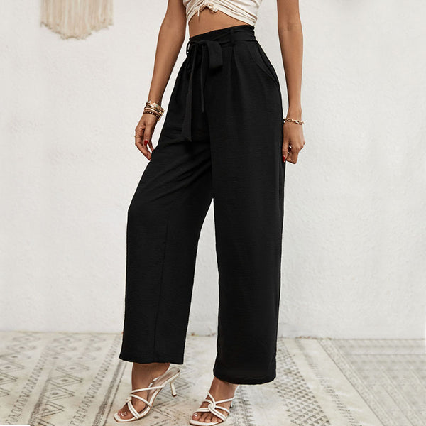 Dinazah Wide Leg Pants with belt