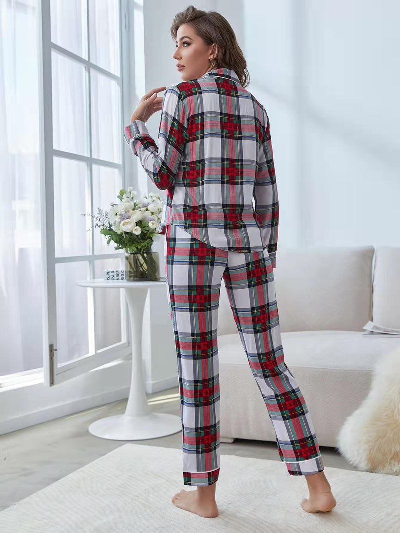 Dinazah Pajamas Women Cardigan Suit Pajamas