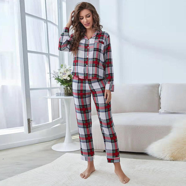 Dinazah Pajamas Women Cardigan Suit Pajamas