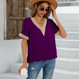 Dinazah V Neck Shirt Top