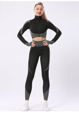 Dinazah Long Sleeve Yoga Trousers Clothes