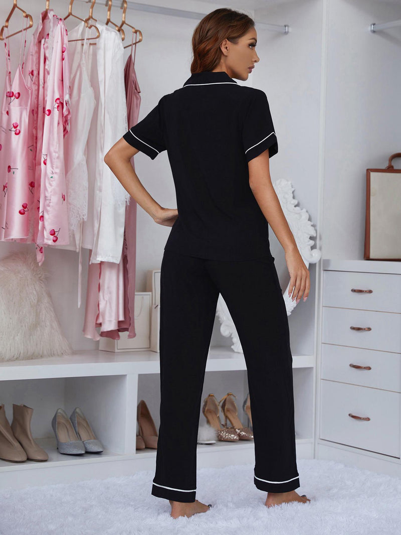 Dinazah Pajamas Short-Sleeved Two-Piece Suit