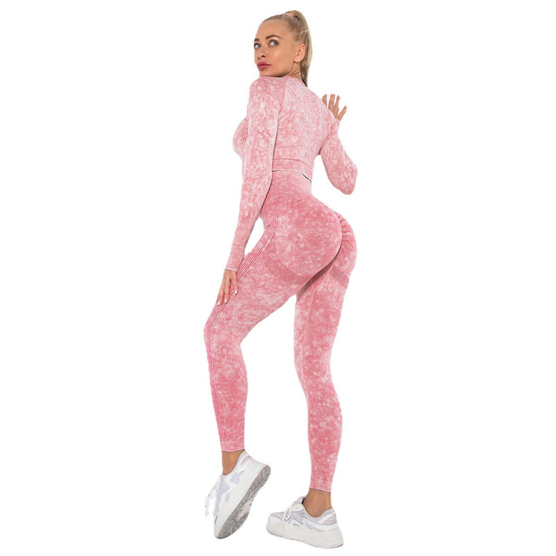 Dinazah Peach Hip Raise Yoga Suit