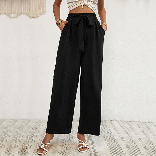 Dinazah Wide Leg Pants with belt